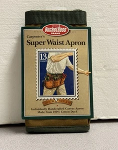 Vintage BUCKET BOSS Carpenter Super Waist Apron Duckwear Canvas 13 Pocket - Picture 1 of 2
