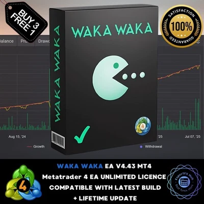 v4.43 Waka Waka MT4 Forex EA Trading Robot prop firm scalping bot ftmo challenge - Image 1 of 4