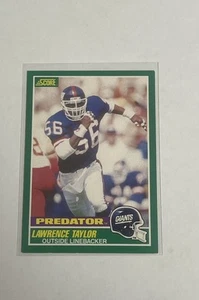 1989 Score Lawrence Taylor Predator New York Giants #322 - Picture 1 of 2