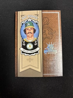 2005 Donruss Diamond Kings - Hof Heroes Rollie Fingers #HH-66 Silver /25 - Image 1 of 2