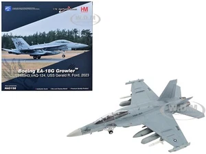 BOEING EA-18G GROWLER AIRCRAFT "VAQ-142 GRAY WOLVES" 1/72 BY HOBBY MASTER HA5158 - Picture 1 of 4