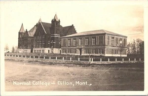 RPPC Dillon MT Normal College early 1900s - Picture 1 of 2