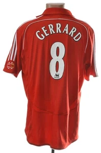 LIVERPOOL 2006/2007 HOME FOOTBALL SHIRT ADIDAS SIZE XL #8 GERRARD - Picture 1 of 11