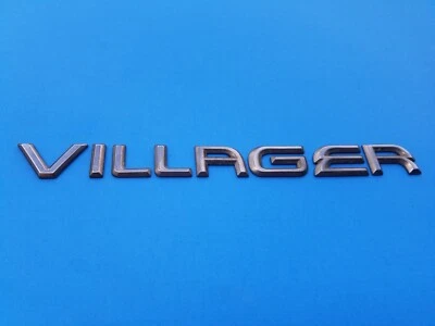 99 00 01 02 MERCURY VILLAGER EMBLEMA CROMADO TRASERO LOGOTIPO INSIGNIA SÍMBOLO OEM (2002) Foto 1 de 4
