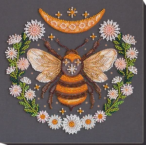 Hágalo usted mismo Kit de bordado de cuentas "Sueño de miel" 7,9"x7,9" / 20,0x20,0 cm, Abris Art - Imagen 1 de 7