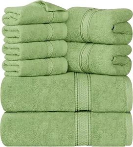 Soft Premium Towel Set Include 2 Bath Towels, 2 Hand Towels, and 4 Wash Cloths - Imagen 1 de 65