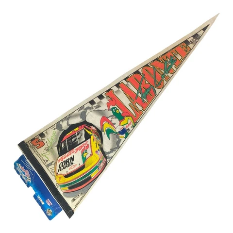 Vintage 1996 Nascar Pennant Terry Labonte #5 Kelloggs Corn Flakes New Old Stock Cover