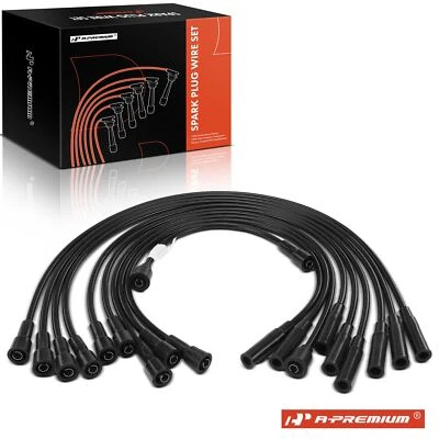 10x Spark Plug Wire Set for Dodge Aspen W150 Chrysler Town & Country Plymouth - Image 1 of 4