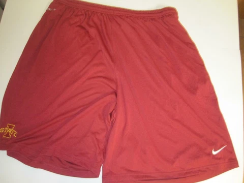 IOWA STATE CYCLONES NIKE FIT DRY 4XL SHORTS FOOTBALL COACH WORN MARK MANGINO Cover
