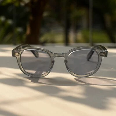 Gafas de sol grises vintage johnny depp para hombre gafas grises claras UV400 Foto 1 de 4