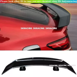FOR VOLKSWAGEN VW JETTA MK6 GLOSS BLACK REAR TRUNK LIP SPOILER WING PERFORMANCE - Picture 1 of 7