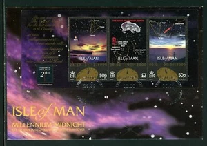 Isle of Man "SPACE ~ CONSTELLATIONS ~ MILLENNIUM MIDNIGHT" £3 Mini Sheet FDC - Picture 1 of 6