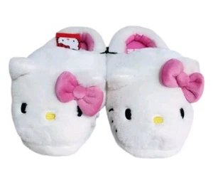 Hello Kitty Slippers Womens White House Slip-on Slippers NWT Size 9-10 Women - Picture 1 of 4