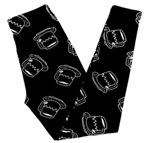 Buttery Soft Hot Chocolate Coffee Mug Legging Tall & Curvy XL Plus Coco Black TC - Picture 1 of 3