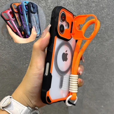 Cober Para iPhone 16 15 14 13 12 case cover Telefonor Protectora+Soporte lente - Image 1 of 4