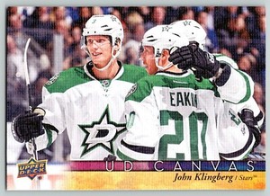 JOHN KLINGBERG 2017-18 UPPER DECK CANVAS 17-18 NO C27              37426