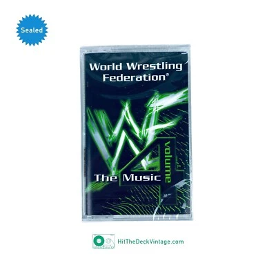 World Wresting Federation The Music Vol. 4 Cassette Tape (1999) US 1st SEALED - Image 1 of 4