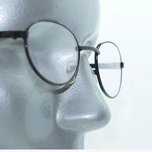 Delicate Oval Simple Black Metal Wire Frame Reading Glasses +1.00 Lens - Picture 1 of 4