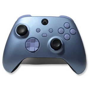 Xbox Series S / X Custom Titanium Blue Wireless Controller With Violet Buttons - Picture 1 of 4