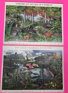 Stamps 2 Sheets Of Wildlife 10 .37 Cents - Picture 1 of 7