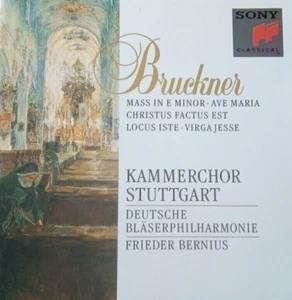 Anton Bruckner - Mass in E Minor - F Bernius - (CD, 1992) Sony Europe - Imagen 1 de 2