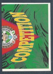 PANINI PFA FOOTBALL 97 #288-AMAZING FACTS COMPETITION-BOTTOM HALF - Picture 1 of 1