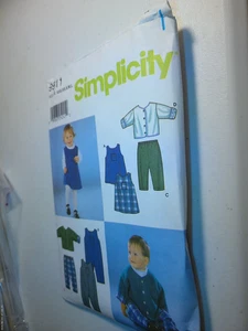 Patrón Simplicity 9911 Niño Pequeño Vestido Mameluco Pantalones Chaqueta Talla XXS - L - Imagen 1 de 1