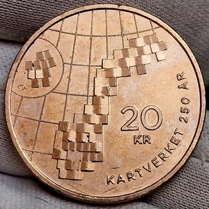 Norway 2023 Coin - Circulated 20 Krones Kroner Coins Money - Picture 1 of 2