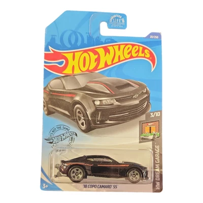 Hot Wheels - '18 Copo Camaro (Black) - HW Dream Garage 3/10 - 2018 Mattel - Image 1 of 2