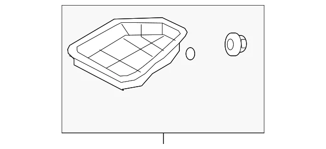 Cacerola de aceite genuina Hyundai 2010-2014 Azera Santa Fe Veracruz 21510-3C160 Foto 1 de 2