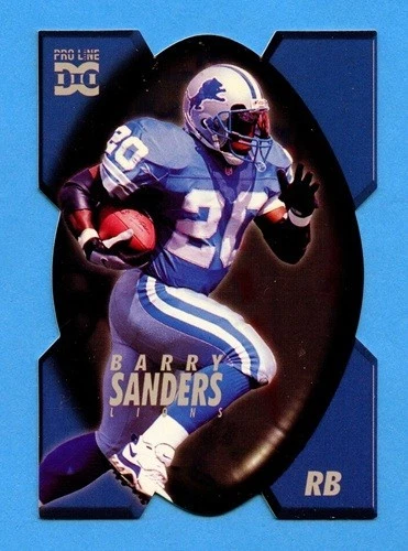 1997 PROLINE DIE CUT # 17 BARRY SANDERS HOF DETROIT LIONS MINT FREE SHIPPING - Image 1 of 1