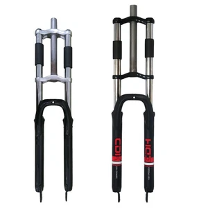 DONSP1986 26"/29" Bicycle Suspension Fork, Triple Tree, 1-1/8" Threadless Black - Picture 1 of 13