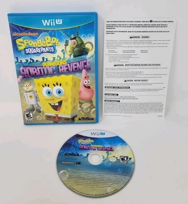 SpongeBob SquarePants: Plankton's Robotic Revenge (Nintendo Wii U, 2013) CIB - Image 1 of 4