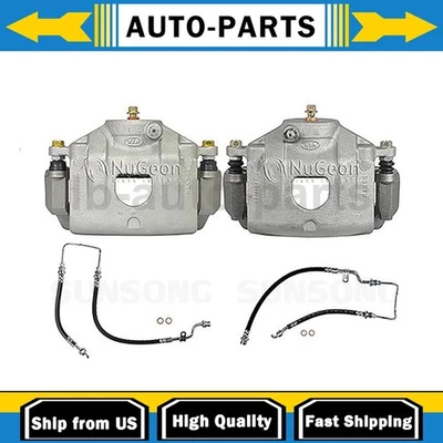 Pinza de freno delantera con mangueras lado conductor pasajero se adapta a Kia Spectra 2,0 L Foto 1 de 4