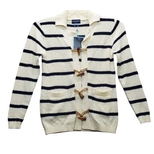 Andy & Evan Kinder adrette creme blau gestreifte Strickjacke Pullover Gr. 11/12 - Bild 1 von 9