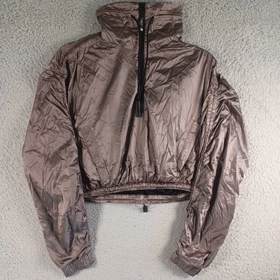 Allyson Felix Athleta Womens Pinkish Gray 1/2 Zip Windbreaker Jacket Size 2XS - Image 1 of 4