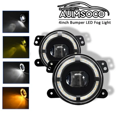 Par de luces antiniebla LED para parachoques de 4 pulgadas aptas para Jeep Liberty 2003 2004 2005 2006 2007 Foto 1 de 4