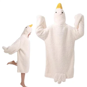 Bata con Capucha Big Goose Divertida Juegos con disfraces Pijama Felpa Vellón Prendas para dormir Ropa de estar - Imagen 1 de 13
