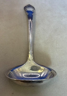 Cucharón de salsa sólido vintage de 6" Sterling Lunt - patrón de mansión georgiana Foto 1 de 4