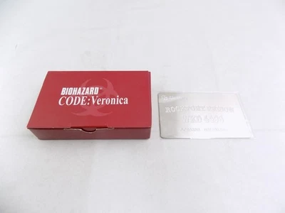 Resident Evil Biohazard Code Veronica Metal Card CAPCOM - Image 1 of 3
