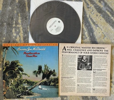 COUNTRY JOE McDONALD Paradise With An Ocean View MOBILE FIDELITY Sound Lab MFSL - Image 1 of 4