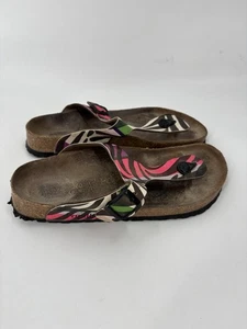 Papillio Birkenstock Gizeh Sandalen Damen 40 Mehrfarbig Zebra Open Toe Freizeit - Bild 1 von 12