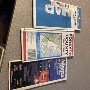 Lote de 3 mapas diferentes de Georgia  - Imagen 1 de 11