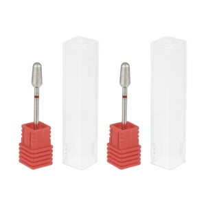 Punte trapano per unghie Strumenti per nail art in acciaio al tungsteno Argento - Foto 1 di 7