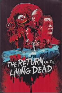 Return of the Living Dead Collage - Horror Movie Art Metal Tin Sign "12x8" - Picture 1 of 1