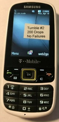 READ 1ST Samsung SGH T479 (T-Mobile) White Cell Phone Fast Ship Tumble 2 - Image 1 of 3