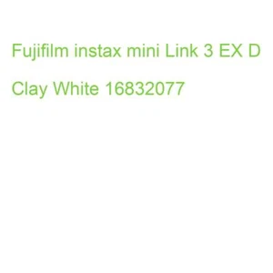 Fujifilm instax mini Link 3 EX D Clay White 16832077 (4547410536287) - Bild 1 von 2