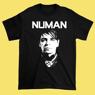 New Popular Gary Numan Now Black unisex Short sleeve Shirt E483