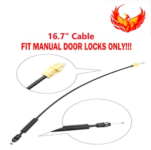 Fits 2007-2014 16 3/4" Chevrolet, GMC Trucks Manual Inside Door Handle Cable - Foto 1 di 4
