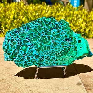 414G Natural polyophthalmic Silicon malachite crystal gloss mineral specimen - Picture 1 of 13